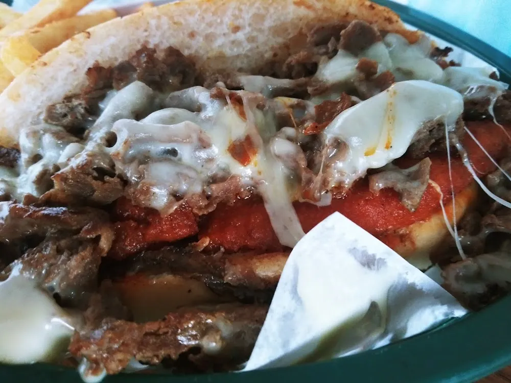 Benwhich Philly and Buffalo Chicken Sub in One