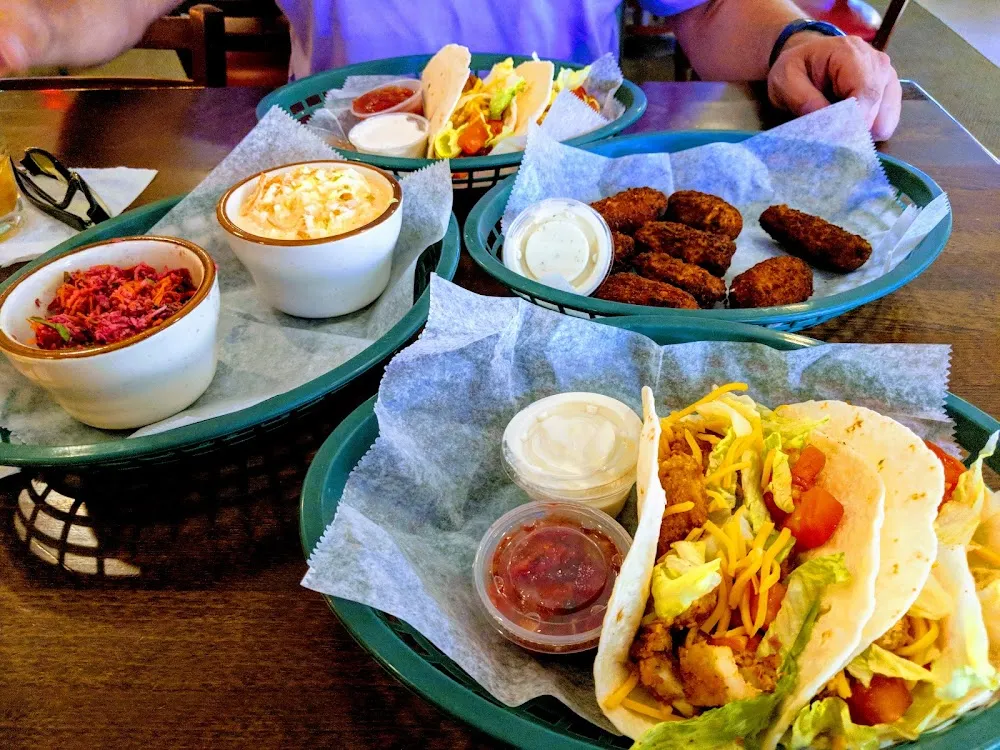 Fish Tacos and Jalapeno Poppers